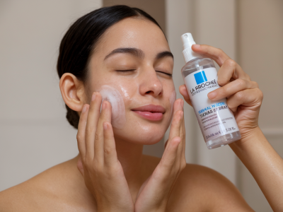Wie du mit einem 10‑Minuten‑ritual aus Atemübungen, Gesichtsmassage und La Roche‑Posay‑Thermalwasserspray sofort weniger Stress im Gesicht siehst