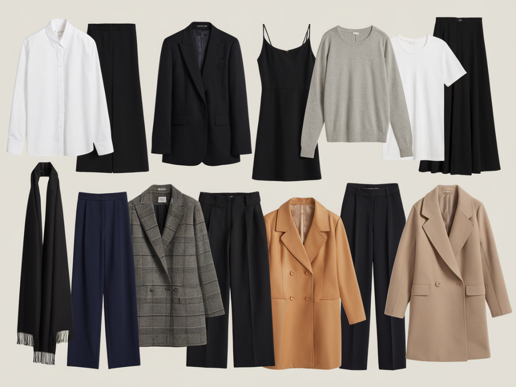 Minimalistische capsule wardrobe: 15 teile, die deine morgendliche entscheidung erleichtern