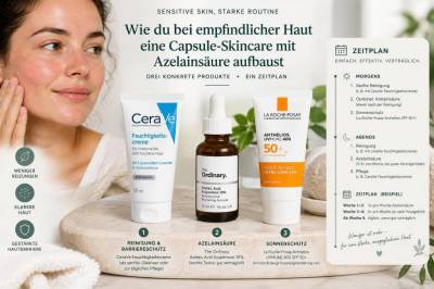 Wie du bei empfindlicher haut eine capsule‑skincare mit azelainsäure aufbaust: drei konkrete produkte und ein zeitplan