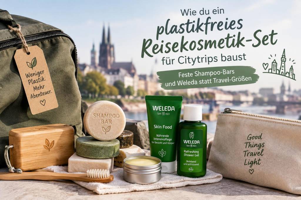 Wie du ein plastikfreies reisekosmetik‑set für citytrips baust: feste shampoo‑bars und weleda statt travel‑größen